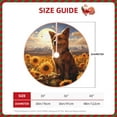thumbnail image 2 of Sikiie Vintage Cute Corgi Sunflower Nativity Christmas Tree Skirt, Jesus Christian Winter Holiday Tree Mat Decoration(30-48IN)48", 2 of 6