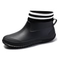 thumbnail image 5 of Uobin Women Lined Removable Liner Rain Boots, Solid Color Anti Wear Resistant Short Ankle Fashion Waterproof Galoshes for Ladies, 5 of 8