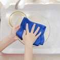thumbnail image 2 of Cotton Dish Cloths Weave Soft and Absorbent Dish Towels 4 Pack Dish Rags 13.4 X 13.4 Inches Dishcloths for Kitchen Washing Dishes 4Pc Kitchen Towel 34*34Cm Royal Blue, 2 of 9