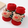 thumbnail image 1 of Santa Figure Knit Socks Cute Baby Snowman Socks Toddler Socks Stockings, 1 of 4