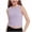 Purple, variant on BLVB Girls Tank Tops Ribbed Sleeveless Crop Tops for Kids Round Neck Gym Yoga Dance Tops 5-15Y
