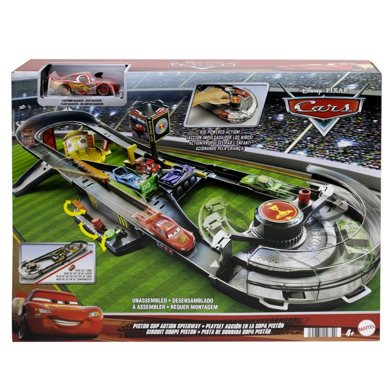 Disney cars race track set discount