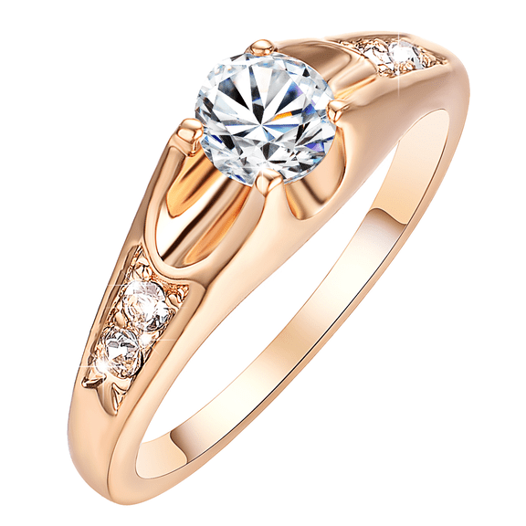Yoursfs Square Cubic Zirconia Halo Ring For Women 18K White Gold Plated CZ Rhinestone Wedding Bands Promise Rings Fashion Jewelry Gifts (Size 8)