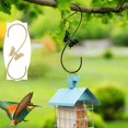 thumbnail image 3 of 2Pcs Bird Feeders Hanger WithDesign, Metal Iron Hummingbird Feeders Hook For Hanging Plant Wind Chimes, Attractive Tree Branch Hook, Sturdy And Durable Hanging Hooks, 3 of 8