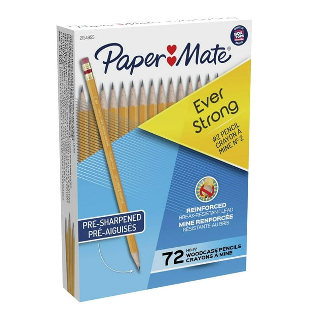 Lápices EverStrong #2 de Paper Mate, de plomo reforzado, 72 unidades