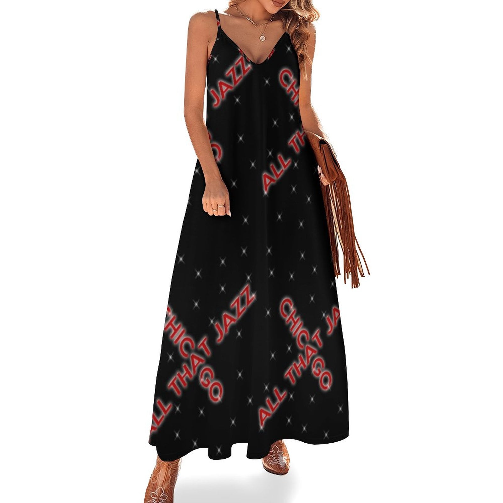 New Chicago - All That Jazz Sleeveless Dress woman dress beach outfits for  women summer woman dress 2024 women party dresses - Walmart.ca