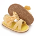 thumbnail image 4 of LNMQLPDBS Toddler Baby Girls Sandals Summer Beach Flat Shoes Princess Shoes with Bowknot Soft Sole Toddler Cute Princess Dress Sandals Open-Toe Casual Outdoor Lightweight Walkers Shoes, 4 of 9