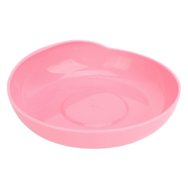 SpillProof Plate, Edge Protection Widened Round Scoop Dish For Eating