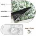 thumbnail image 6 of Area Rug for Living Room, Spring Emerald Green Eucalyptus Non-Slip Indoor Ex Large Carpet for Bedroom/Dining Room, Botanical Leaf Country Washable Low-Profile Rectangle Floor Runner Rugs - 8 x 10 Ft, 6 of 7