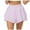 M274 Purple, variant on Tfken Women Skirts For Summer Solid Color Elastic Waist Mini Skirts With Built In Shorts Casual Sportswear Female Leisure Clothes Black