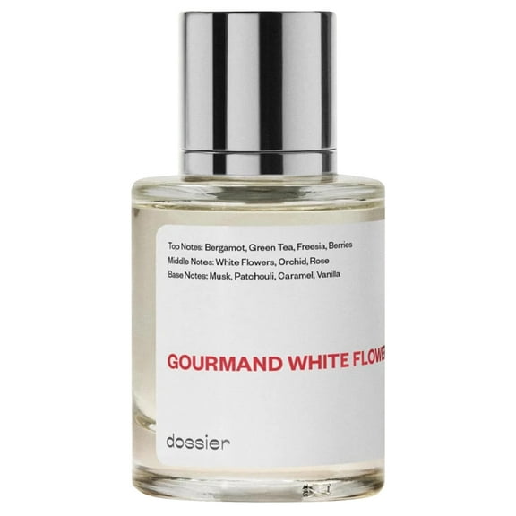 Dossier Gourmand White Flowers Eau De Parfum, Inspired by Viktor&Rolf's Flowerbomb, Perfume for Women, 1.7 oz