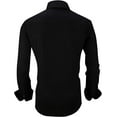 thumbnail image 2 of Mens Dress Shirts Regular Fit Long Sleeve Men Shirt, 2 of 5