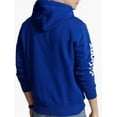 thumbnail image 2 of Polo Ralph Lauren Men's Blue/White Sport Fleece Hoodie, 4LT, 2 of 2