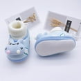 thumbnail image 6 of Newborn Infant Baby Girls Boys Warm Fleece Winter Booties First Walkers Slippers Shoes, 6 of 10
