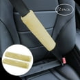 thumbnail image 4 of Foraging dimple 2Pack Soft Faux Sheepskin Car Seat Belt Pads Cover Seat Belt Shoulder Strap Covers Shoulder Pad for Car & Bag, 4 of 8