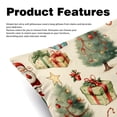 thumbnail image 2 of Christmas Pillow Covers and Throw Pillow Inserts - Set of 2, Available in 16x16, 18x18, and 20x20 Inches, Featuring Unique Patterns for Home Decor, 2 of 6