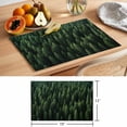 thumbnail image 6 of Summer Green Placemats Set&nbsp;of&nbsp;12 Pine Trees Forest Heat Insulation Washable Place Mats, Rustic Non-Slip Table Mats for Dining Table Party Kitchen Decor,13x19 Inch, 6 of 9