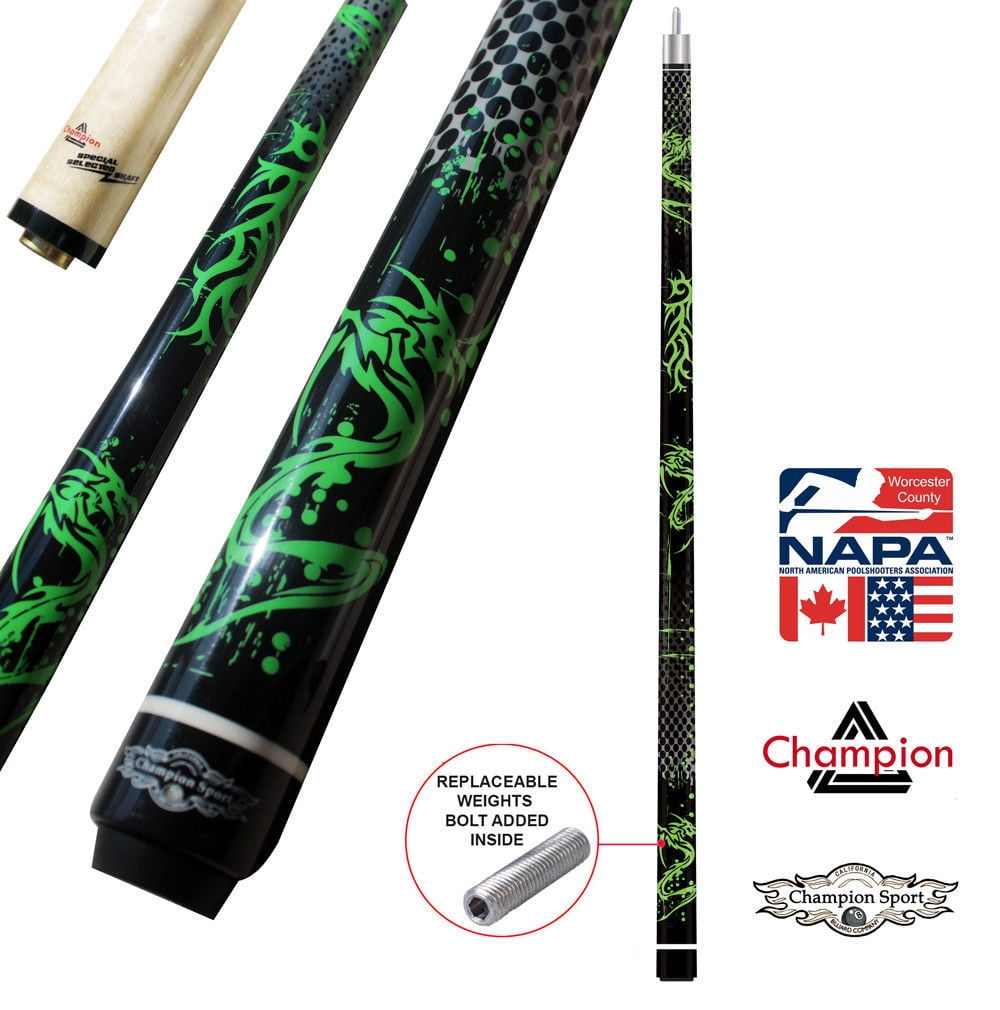 Cues McDermott Classic Pool Cue Kit Pool Billiards KIT5 White Cue w