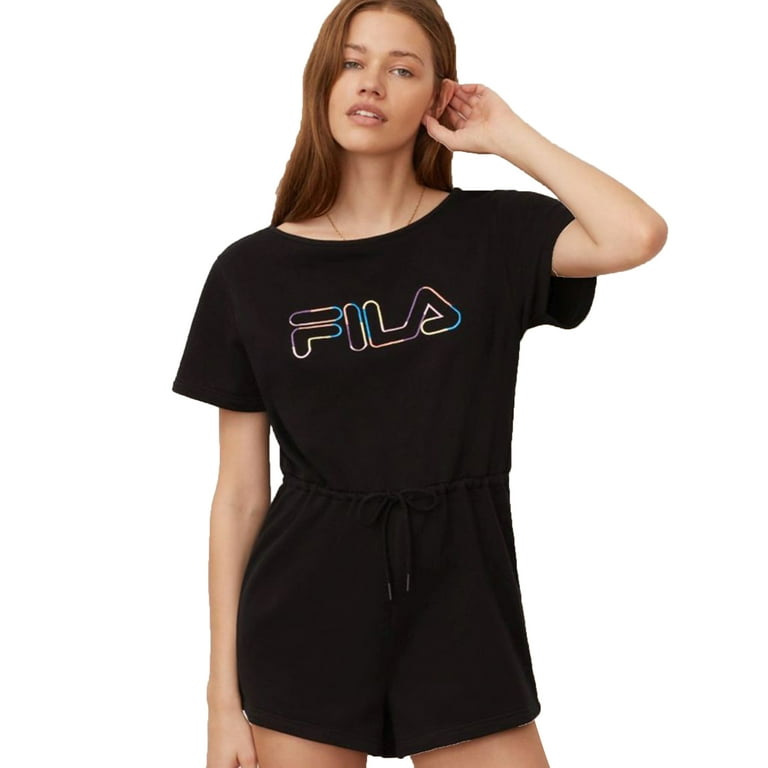 Fila Delaney Women s Romper Black lw016231 001 Walmart