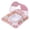 Pink, variant on Inflatable Pool Float Row Glitter Inflatable Lounge Chair With Removable Sun Canopy Mermaid Floating Bed Hammock Sequined Swimming Ring For Summer Beach Lake Backyard Parties (Pink)