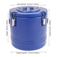 thumbnail image 3 of ToppiJoy 20L Insulated Soup Container, Commercial Food Warmer for Hot Cold Food, Restaurant (Blue), 3 of 11
