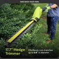 thumbnail image 5 of Open Box Sun Joe 24V Cordless 3-in-1 Hedge Trimmer + Pole Saw + Grass Trimmer Lawn Care System, 2.0-Ah Battery & Charger, 5 of 10