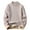 Beige, variant on Men's Solid Color Fleece-Lined Knitted Sweater for Casual Base Layer, Warm and Soft, Perfect for Everyday Comfort and Winter Style,Red 2XL