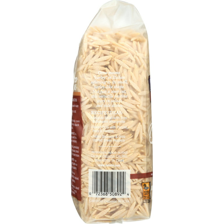 Orzo No. 65, Pâtes au Blé Complet 100 % Bio, 454 g