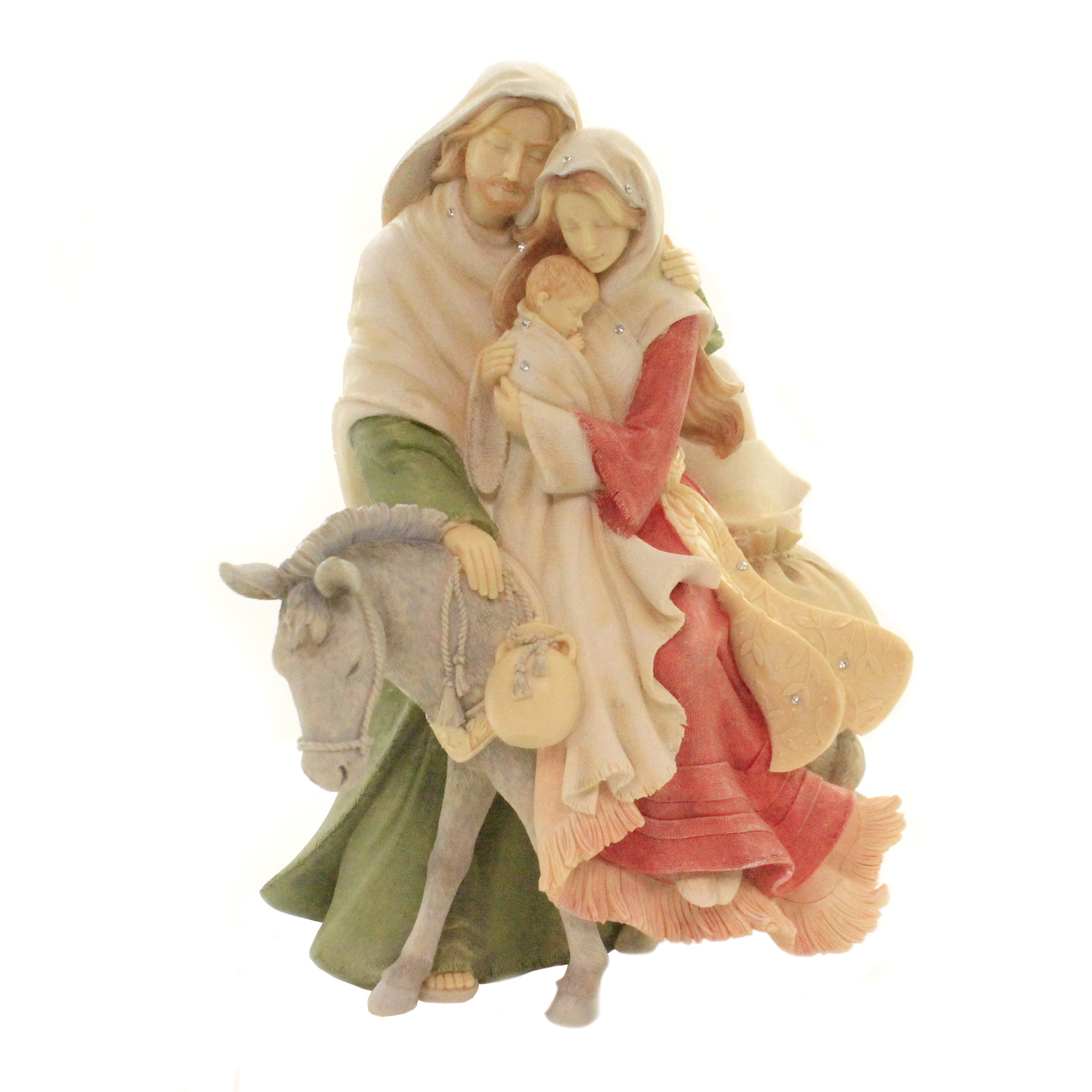Christmas HOLIDAY HOLY FAMILY Polyresin Nativity 6003907