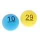thumbnail image 5 of 5x Pelota de Tenis de Colorida, Plástico Color Múltiple Balls Entertainment Gaming, 4 mm Número -5, 5 of 7