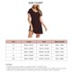 thumbnail image 2 of Camisas de dormir de algodón,Camisas de noche Vestido de dormir de manga corta con cuello en V Vestido de dormir suave para mujer Grado profesional, 2 of 6