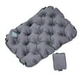 thumbnail image 1 of Cojín de asiento inflable almohadilla de asiento de asiento transpirable para césped de navegación Gris, 1 of 8