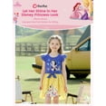 thumbnail image 4 of Vestido enterizo para niña pequeña de Blancanieves de Disney con lazo, 5-6 años, 4 of 8