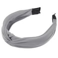 thumbnail image 5 of Unique Bargains Satin Knot Headband Hairband for Women Gray 1.2 Inch Wide 1 Pcs, 5 of 7