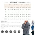 thumbnail image 3 of Mens Hoodies Casual Solid Color Plush Half-Zip Sweatshirt Hoody Fall Winter Vintage Clothes,Size M-3XL, 3 of 5