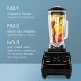 thumbnail image 1 of Licuadora multiusos profesional de 62 onzas, base de 1600 vatios, tecnología de trituración total , triturar Negro Macarena batidoras de cocina, 1 of 8
