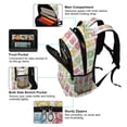 thumbnail image 5 of FORMRS Kids School Backpack Elementary Student Unisex Travel Bookbag with Reflective Stripes, Gummy Bear Pattern, 5 of 7