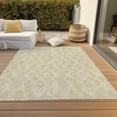 thumbnail image 6 of Addison Rugs Chantille Indoor/Outdoor Traditional Diamond Beige Washable Rectangle Rug, 10' x 14', 6 of 6