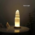 thumbnail image 5 of Pure Selenite USB Crystal Rock Dimmable Lamp With 7 Changeable Colours Mountain Tower Lamp, 5 of 5