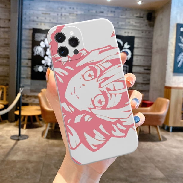 Funda de silicona suave para teléfono móvil, carcasa de Color de Demon Slayer para Iphone 14 Plus Pro Max Voor 13 12 11 XS XR X 7 8 SE20 12Mini qiuyongmign unisex