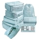 thumbnail image 4 of Organizador de viaje Bolsas de almacenamiento Maleta Juego de embalaje Estuches de almacenamiento Organizador de equipaje portátil para AWhiteEight Piece Set, 4 of 4