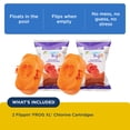 thumbnail image 3 of FROG Replacement Chlorine Cartridge for use with Flippin FROG XL Floating Sanitizer System - Prefilled Cartridges Support Easy Pool Maintenance and Cleaner & Clearer Water - 2 Pack, 3 of 7