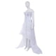 thumbnail image 5 of Traje de baile de palacio para damas, corsé dividido, hombro plano, manga larga, prenda de cuerpo de encaje, 5 of 5