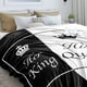 thumbnail image 2 of LHSHID Wedding Gifts for Couples Wife Anniversary Blanket Flannel Soft and Comfortable Anti static Bed Sofa Blanket 30x40in, 2 of 6