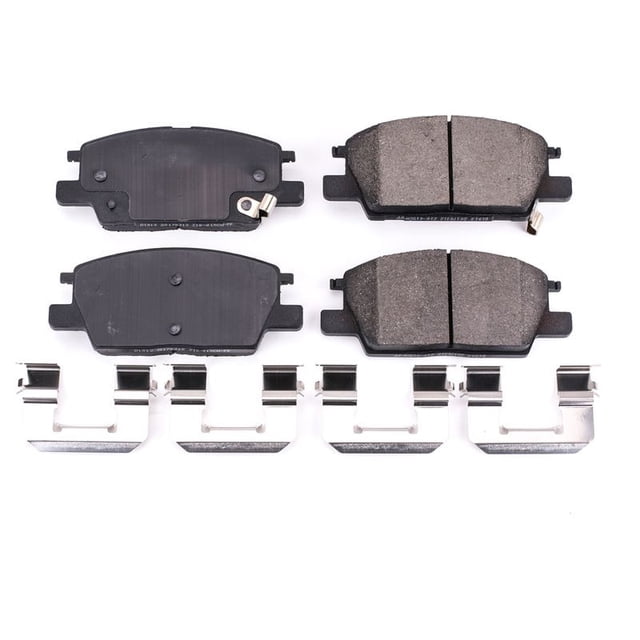 Power Stop Brake Pad 17-1913 Z17 Evolution; FMSI Number D1913; Ceramic Brake Pads; Set Of 4; With Premium Stainless Steel Hardware