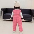 thumbnail image 4 of Xinhuaya Toddlers Boy Girl Snow Jumpsuit Overalls Kids Baby Lightweight Warm Ski Pants 0-4 Years, 4 of 6