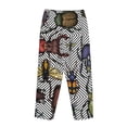 thumbnail image 5 of Xecao Bright Insects Women's Straight Lounge Pajama Pants: The Epitome of Relaxed Sleepwear, 5 of 9