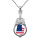 thumbnail image 1 of Utah America usa mapa estrellas rayas bandera Colgante Joyería Música Guitarra Torque Star Moon Unbranded M, 1 of 3