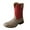 Grey/Red, variant on Twisted X Men's Tech Performance Western Boot Square Toe Brown 10 D(M) US