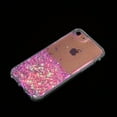 thumbnail image 5 of Fluorescent Case for iPhone 7 / iPhone 8 / iPhone SE 2022 & 2020, Luxury Glitter Glow in The Darkness Noctiluncent Back Cover Luminous Shining Shockproof Protective Slim Phone Case, Pink, 5 of 6